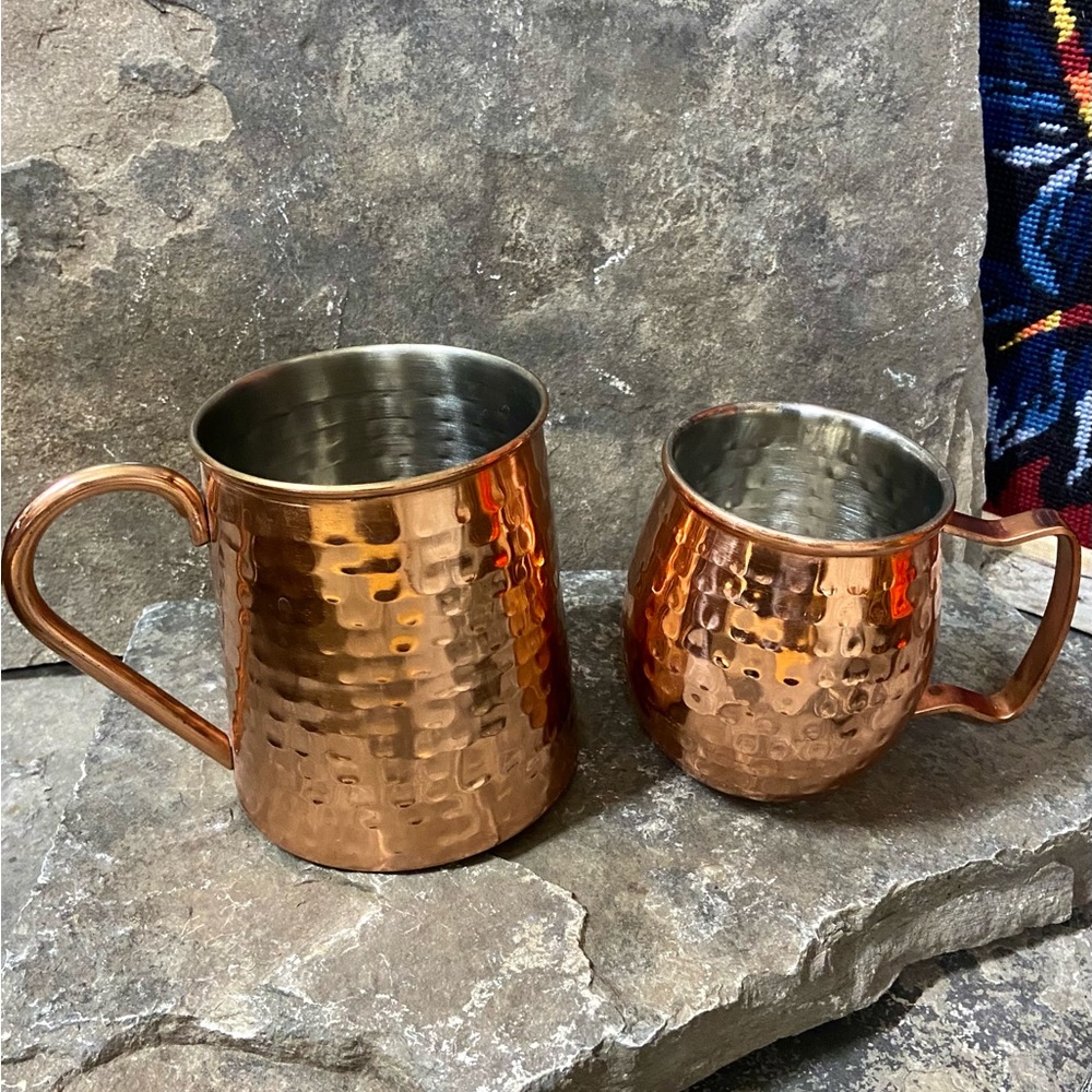 Copper Moscow Mules Drink Steins